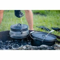 Top 10 ❤️ Camping Cookware Campfire Pre Seasoned Cast Iron Camp Oven 10 Quart 🔔 -Camping Cooking Equipment Shop BCF 213610 03 hi res