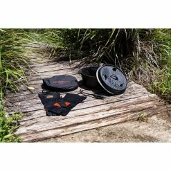 Cheapest 😀 Camping Cookware Campfire Premium Camp Oven 9 Quart Kit 🎁 -Camping Cooking Equipment Shop BCF 213612 07 hi res