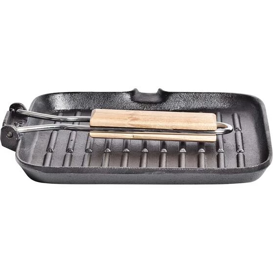 Discount π€© Camping Cookware Campfire Cast Iron Frying Pan - Square, 24cm π― 4 Discount π€© Camping Cookware Campfire Cast Iron Frying Pan - Square, 24cm π― - Image 2