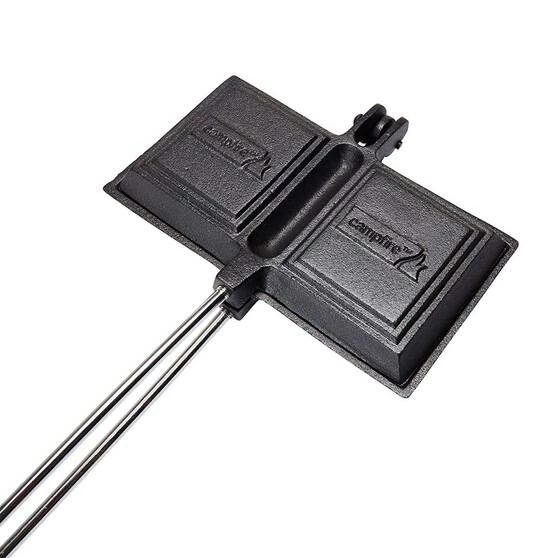 Promo π Camping Cookware Campfire Cast Iron Jaffle Iron - Double, Pre Seasoned β¨ 5 Promo π Camping Cookware Campfire Cast Iron Jaffle Iron - Double, Pre Seasoned β¨ - Image 3