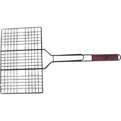 New 😍 Camping Cookware Campfire Hamburger Basket 🧨