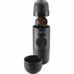 New ⭐ Drinkware WACACO Minipresso GR Portable Ground Espresso Machine ⭐