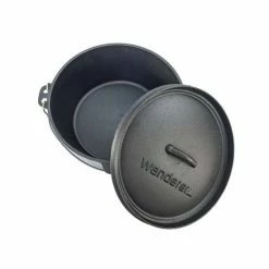 Flash Sale 👍 Camping Cookware Wanderer Settler 9QT Cast Iron Set - 9 Piece 😉 -Camping Cooking Equipment Shop BCF 602300 08 hi res