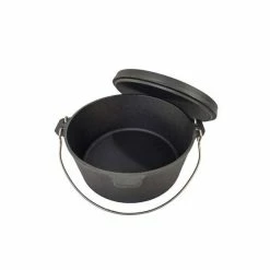 Cheapest 👏 Camping Cookware Wanderer Settler 4.5QT Cast Iron Set -7 Piece 💯