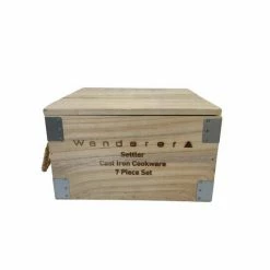 Cheapest 👏 Camping Cookware Wanderer Settler 4.5QT Cast Iron Set -7 Piece 💯 -Camping Cooking Equipment Shop BCF 602321 06 hi res