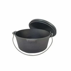 Cheapest 👏 Camping Cookware Wanderer Settler 4.5QT Cast Iron Set -7 Piece 💯 -Camping Cooking Equipment Shop BCF 602321 14 hi res