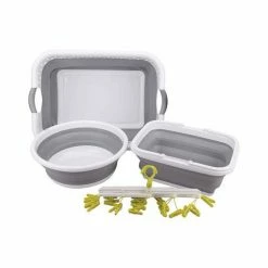 Top 10 🎁 Camping Cookware Wanderer 4 Piece Pop Up Laundry Set 💯