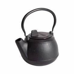 Promo 😀 Camping Cookware Campfire Cast Iron Kettle 1.9L 🎁