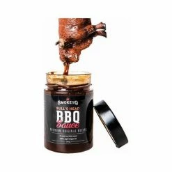 Best Sale 👏 Food And Snacks Smokey Q Bull's Head BBQ Sauce 380G 👍